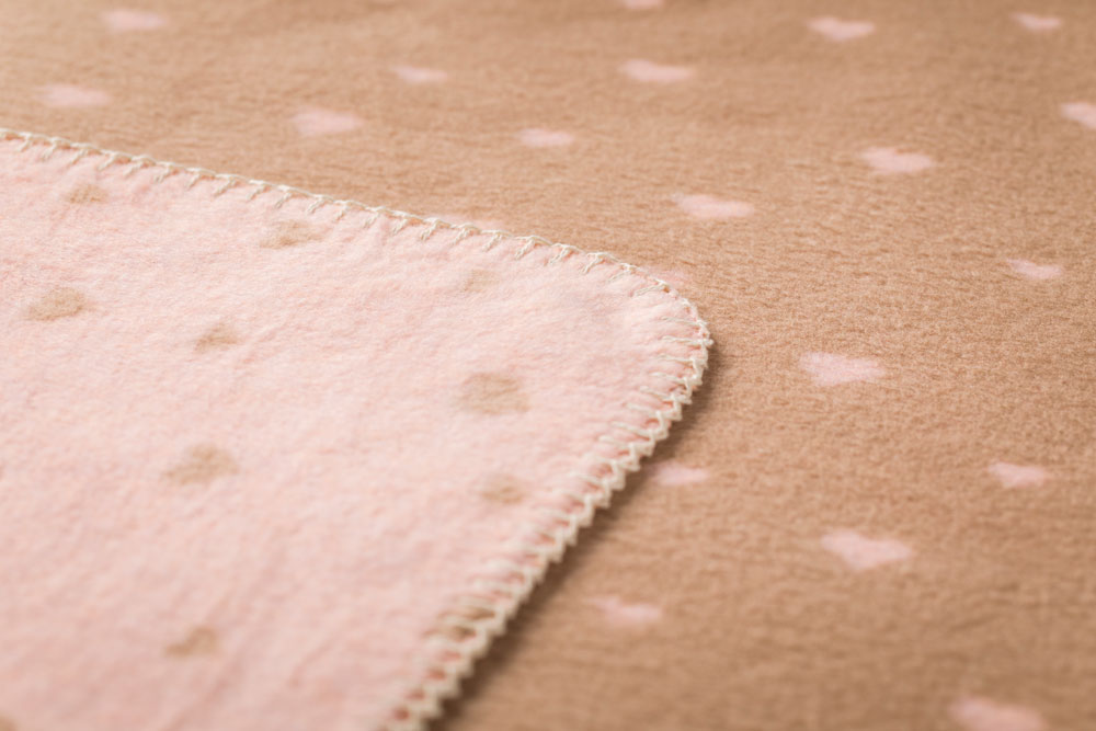 MILAミラ Be Happyベア 刺繍入り <ピンク>