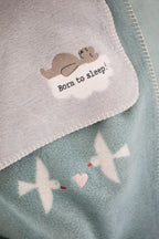 PANDAパンダ Born to Sleep ベア刺繍入り 40%バンブービスコース