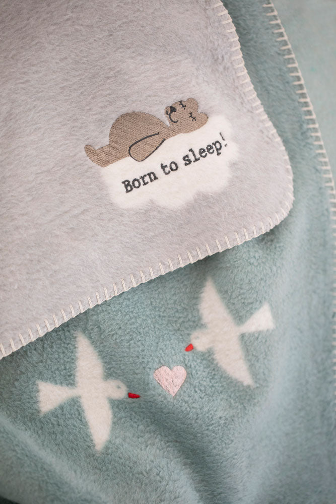 PANDAパンダ Born to Sleep ベア刺繍入り 40%バンブービスコース